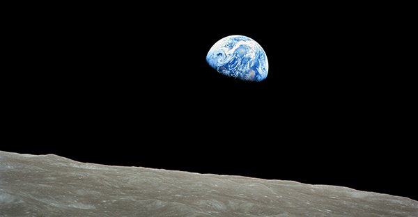 Earthrise photo by Apollo 8 astronaut Bill Anders.